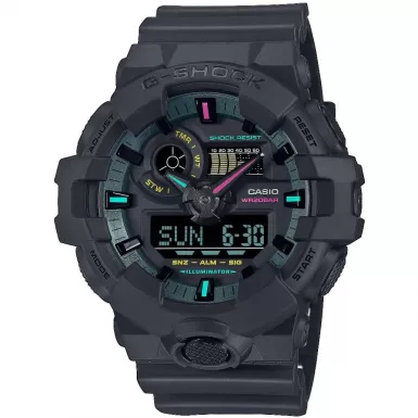 Casio G-Shock GA-700MF-1AER Multi-Fluorescent Accents Series