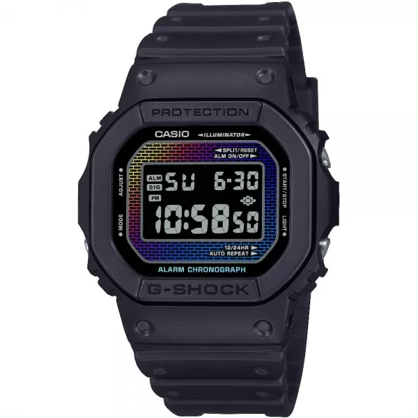 Casio G-Shock DW-5600RW-1ER Rainbow Brick Wall Series