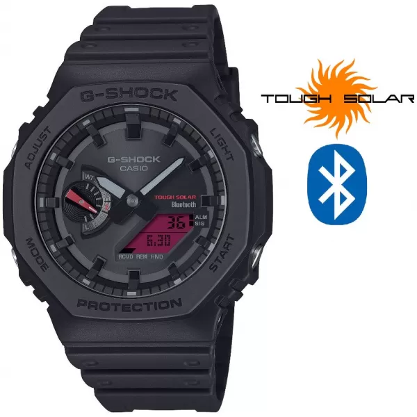 Casio G-Shock GA-B2100BBR-1AER Black and Bold Red Series