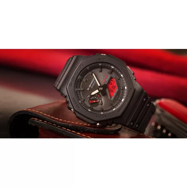 Casio G-Shock GA-B2100BBR-1AER Black and Bold Red Series